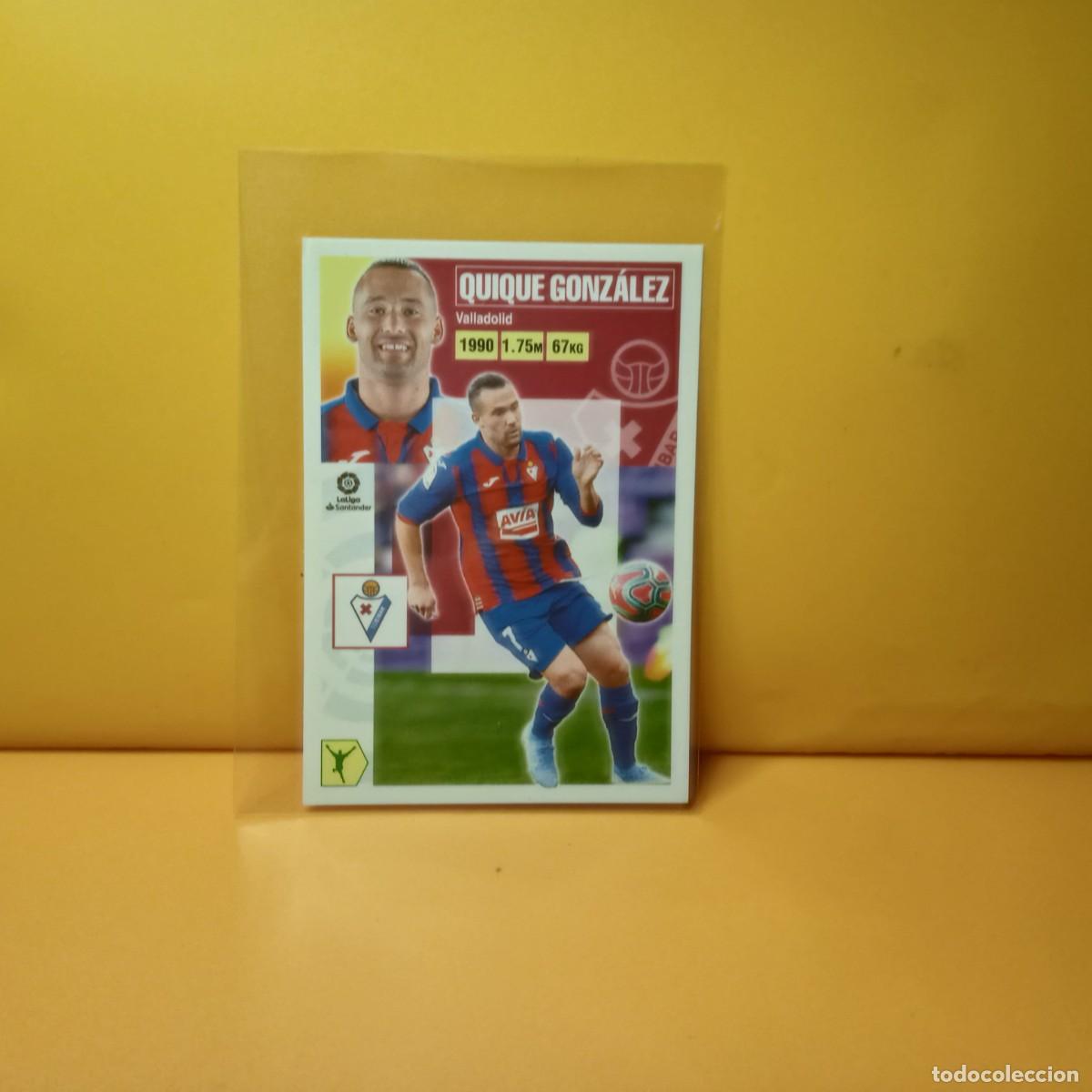 Football Stickers: EDICIONES ESTE 2020 2021 20 21 S.D EIBAR QUIQUE GONZ&Aacute;LEZ 17