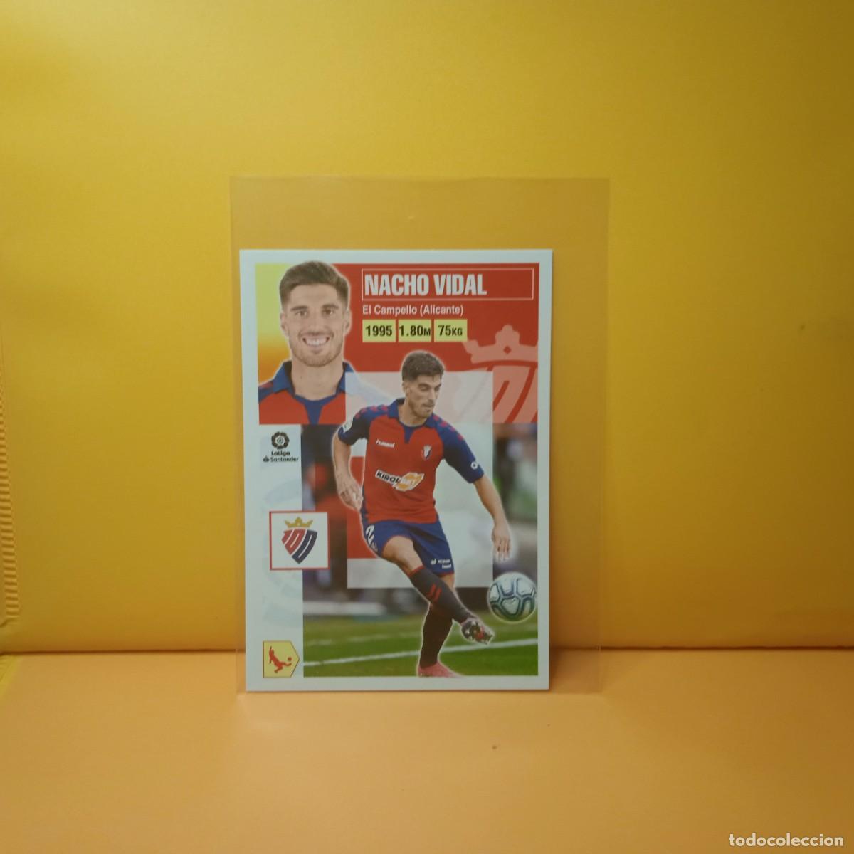 Fu&szlig;ball-Sticker: EDICIONES ESTE 2020 2021 20 21 C AT OSASUNA NACHO VIDAL 4