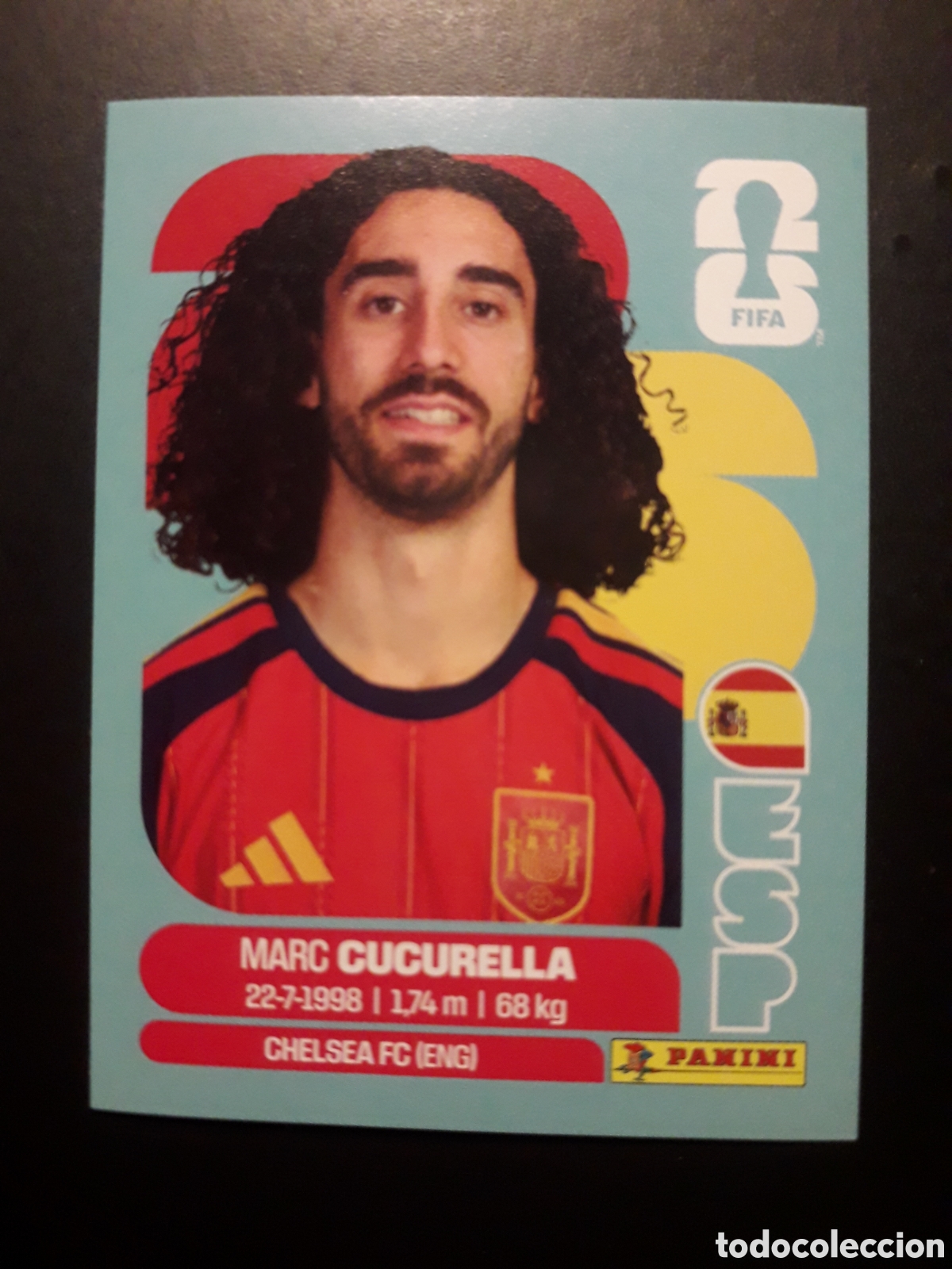 Cromos de F&uacute;tbol: CUCURELLA ESPA&Ntilde;A ESP 8 MUNDIAL F&Uacute;TBOL 2026 FIFA WORLD CUP PANINI SIN PEGAR PEDIDO M&Iacute;NIMO 3&euro;