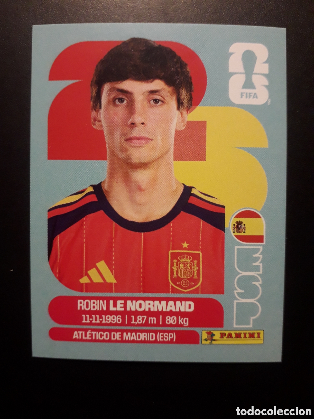 Cromos de F&uacute;tbol: LE NORMAND ESPA&Ntilde;A ESP 3 MUNDIAL F&Uacute;TBOL 2026 FIFA WORLD CUP PANINI SIN PEGAR PEDIDO M&Iacute;NIMO 3&euro;