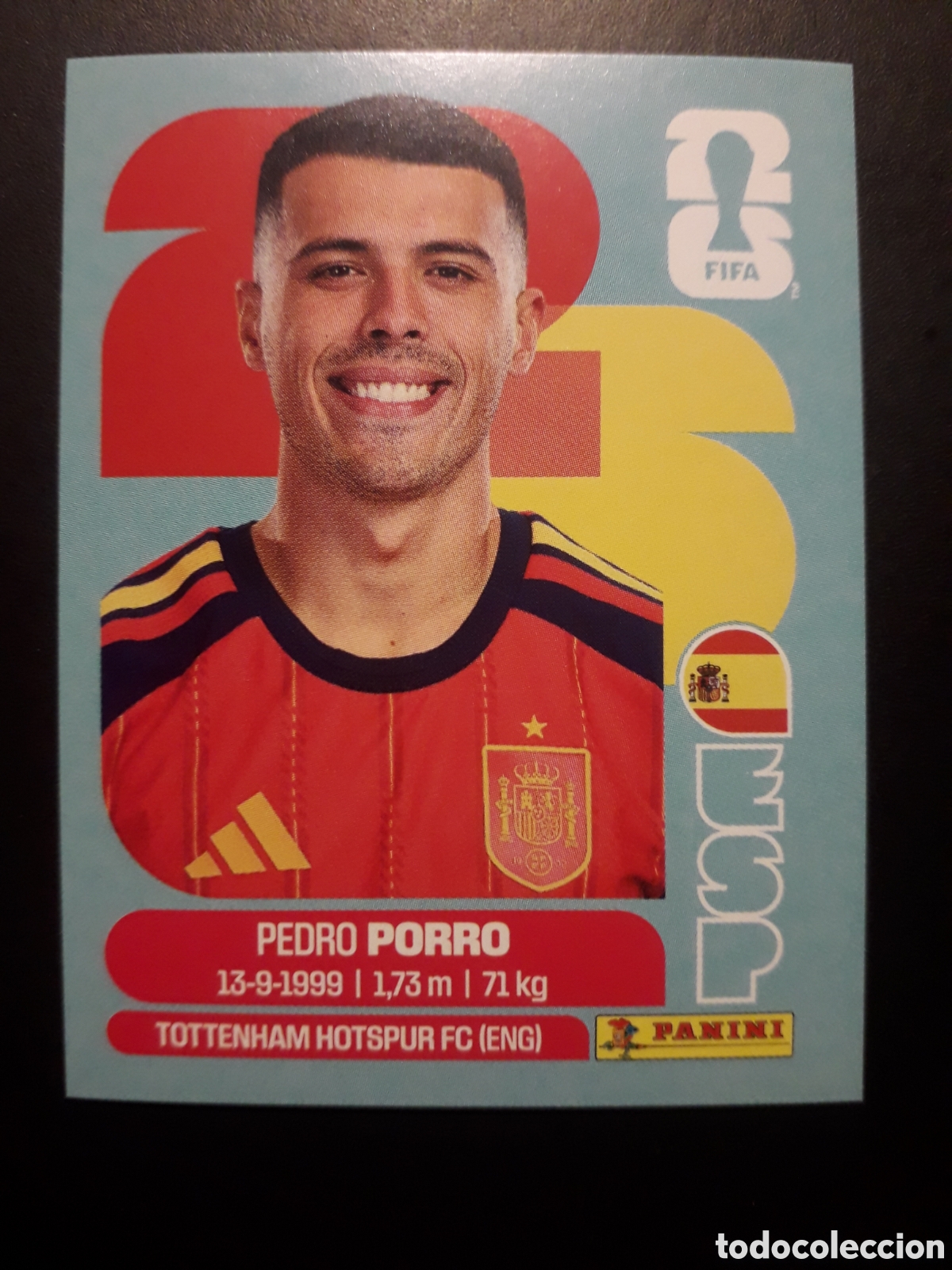 Cromos de F&uacute;tbol: PEDRO PORRO ESPA&Ntilde;A ESP 6 MUNDIAL F&Uacute;TBOL 2026 FIFA WORLD CUP PANINI SIN PEGAR PEDIDO M&Iacute;NIMO 3&euro;