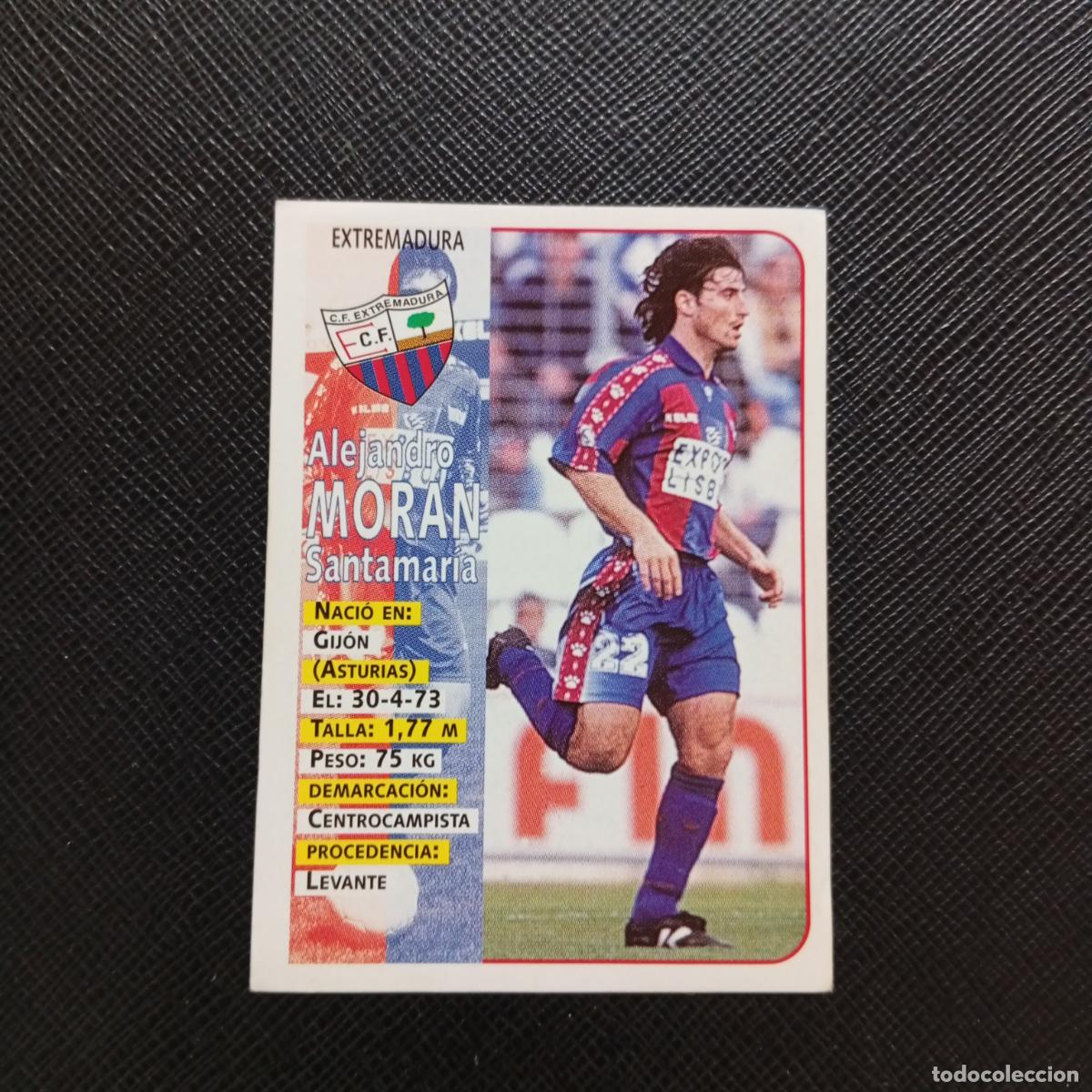 Cromos de F&uacute;tbol: 344 MORAN EXTREMADURA PANINI 1998 1999 CROMO FUTBOL 98 99 - SIN PEGAR - A151 PG19
