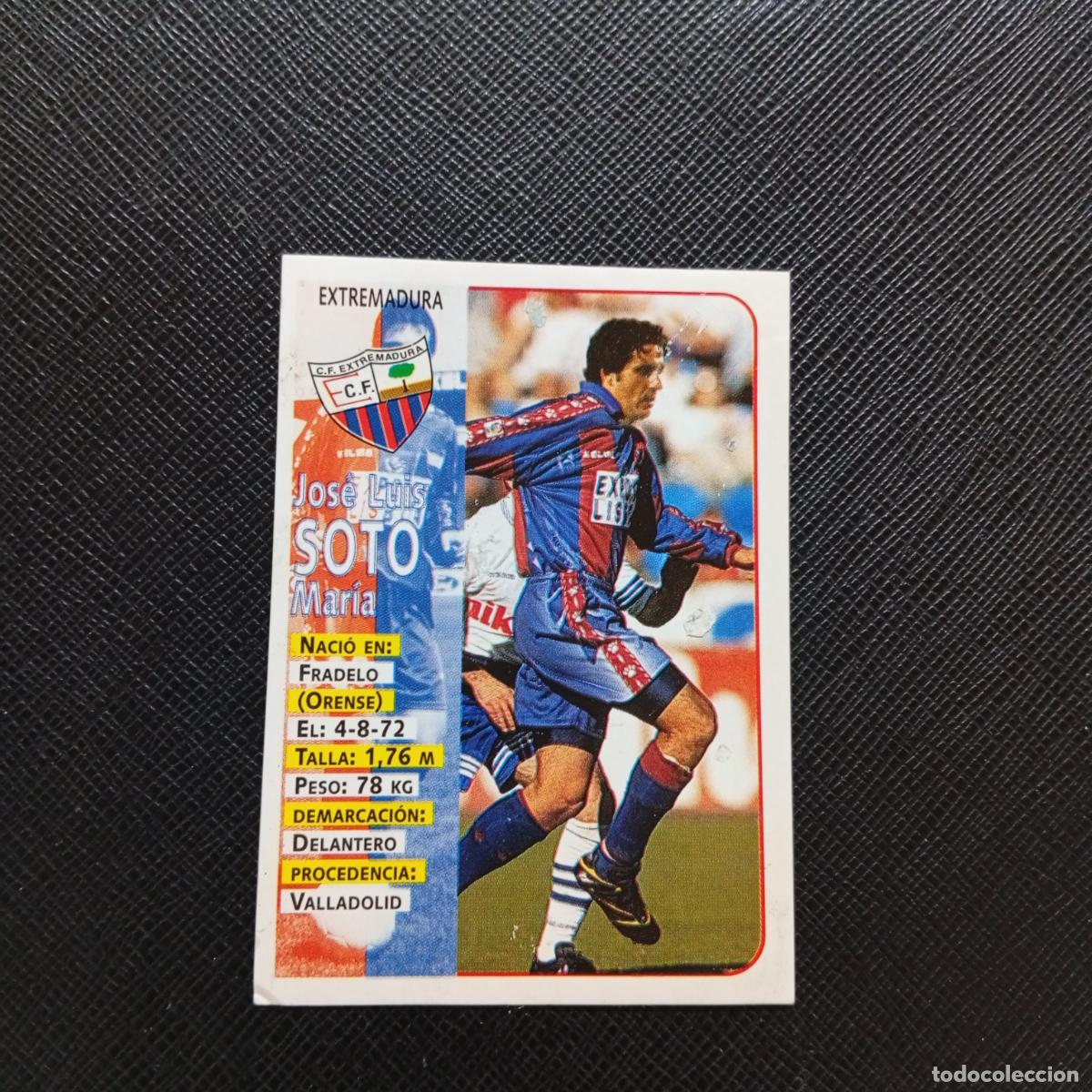 Cromos de F&uacute;tbol: 348 SOTO EXTREMADURA PANINI 1998 1999 CROMO FUTBOL 98 99 - - A151 PG28 - VER TRASERA