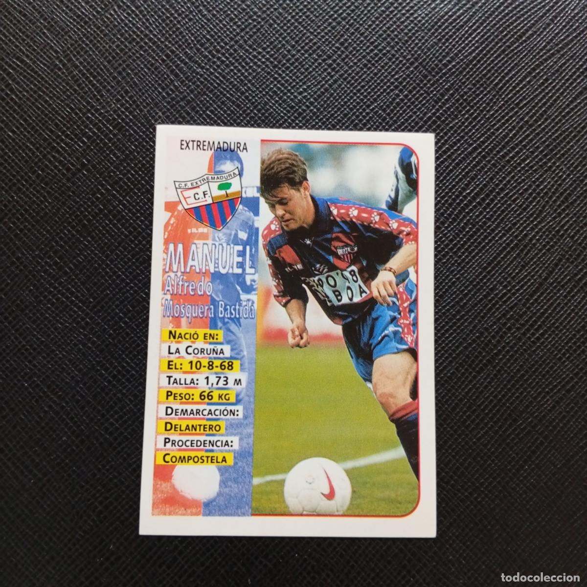 Cromos de F&uacute;tbol: 349 MANUEL EXTREMADURA PANINI 1998 1999 CROMO FUTBOL 98 99 - SIN PEGAR - A151 PG28