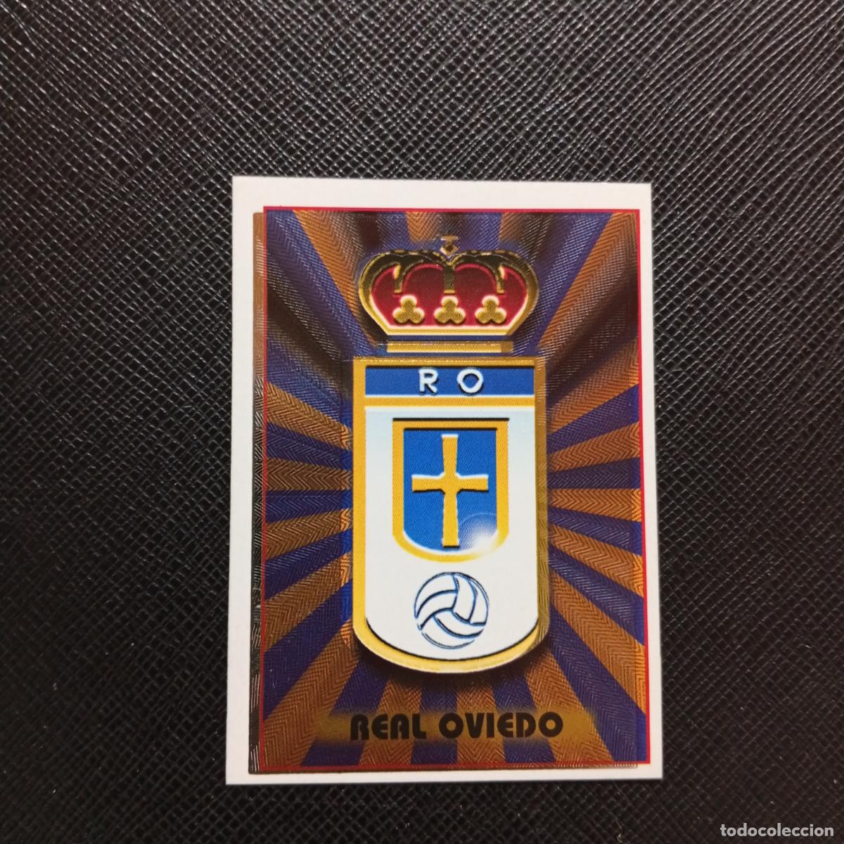 Cromos de F&uacute;tbol: 351 ESCUDO OVIEDO PANINI 1998 1999 CROMO FUTBOL 98 99 - SIN PEGAR - A151 PG28 - VER TRASERA