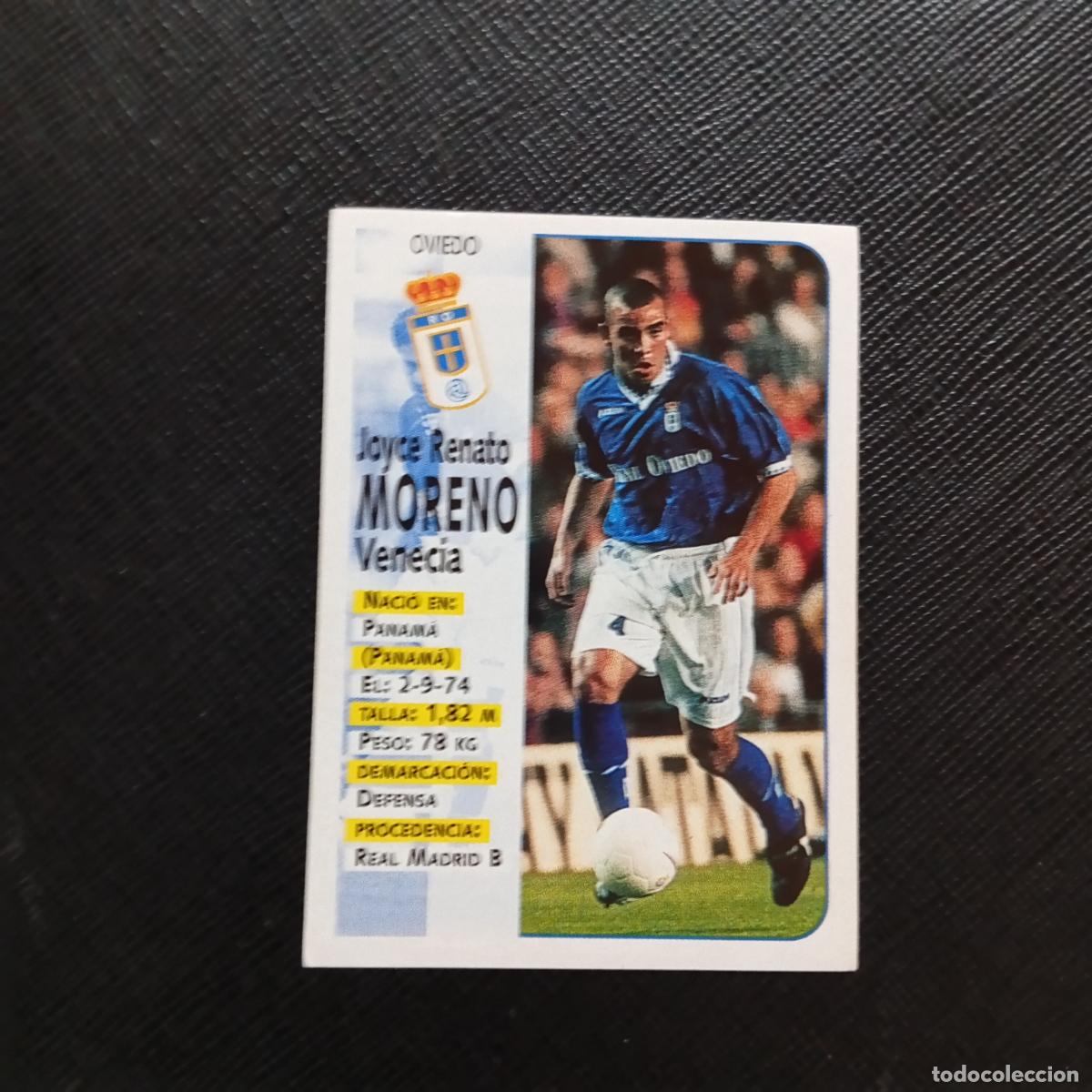 Cromos de F&uacute;tbol: 357 MORENO OVIEDO PANINI 1998 1999 CROMO FUTBOL 98 99 - SIN PEGAR - A151 PG37