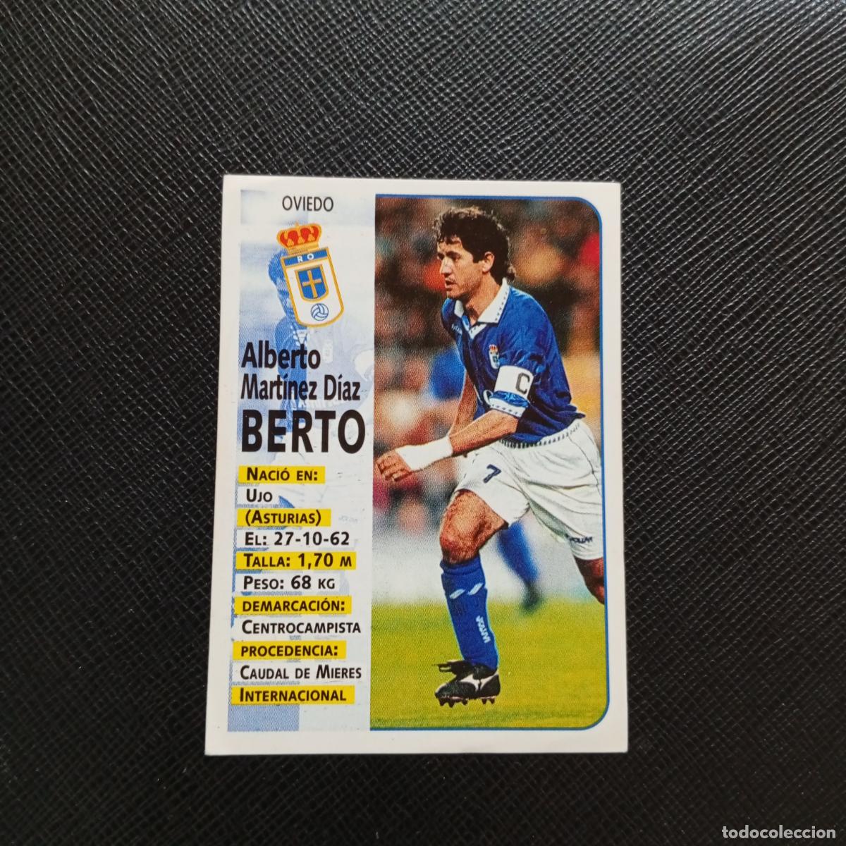 Cromos de F&uacute;tbol: 359 BERTO OVIEDO PANINI 1998 1999 CROMO FUTBOL 98 99 - SIN PEGAR - A151 PG37