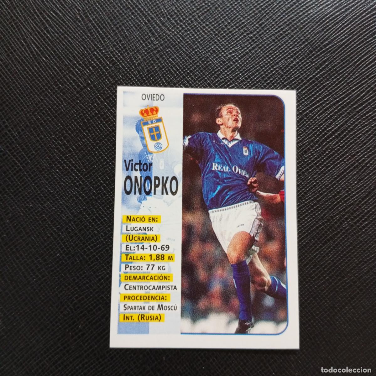 Cromos de F&uacute;tbol: 360 ONOPKO OVIEDO PANINI 1998 1999 CROMO FUTBOL 98 99 - SIN PEGAR - A151 PG37