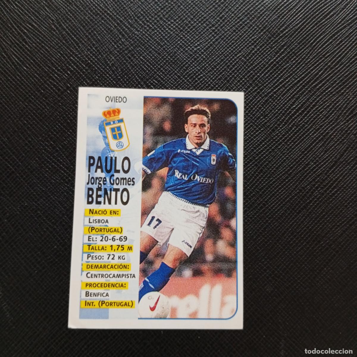 Cromos de F&uacute;tbol: 361 PAULO BENTO OVIEDO PANINI 1998 1999 CROMO FUTBOL 98 99 - SIN PEGAR - A151 PG37
