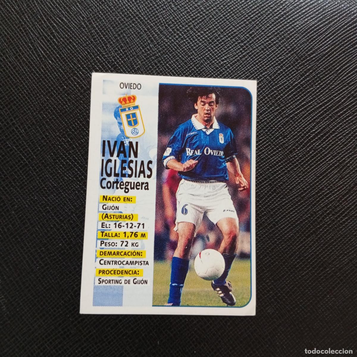 Cromos de F&uacute;tbol: 362 IVAN IGLESIAS OVIEDO PANINI 1998 1999 CROMO FUTBOL 98 99 - SIN PEGAR - A151 PG37