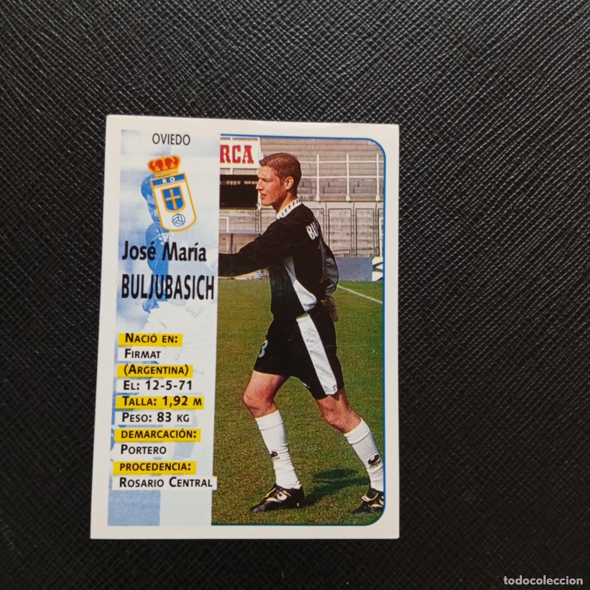Cromos de F&uacute;tbol: 369 BULJUBASICH OVIEDO PANINI 1998 1999 CROMO FUTBOL 98 99 - SIN PEGAR - A151 PG46