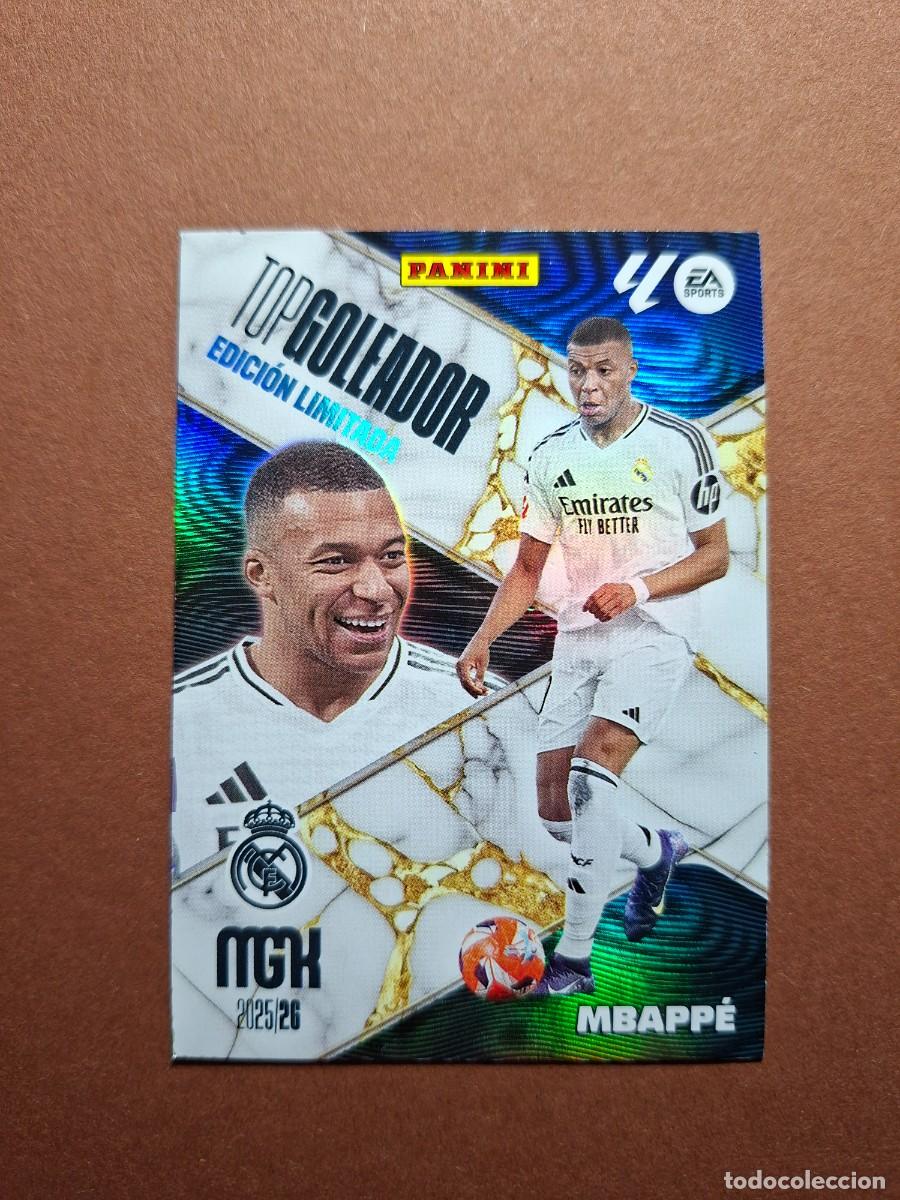 Cromos de F&uacute;tbol: MBAPPE REAL MADRID TOP GOLEADOR EDICION LIMITADA MGK MEGACRACKS 2025 2026 25 26