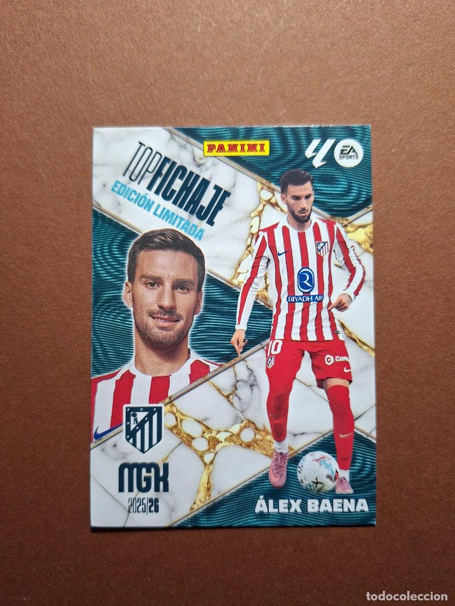 Cromos de F&uacute;tbol: ALEX BAENA TOP FICHAJE ATLETICO DE MADRID MGK MEGACRACKS 25 26 2025 2026 EDICION LIMITADA