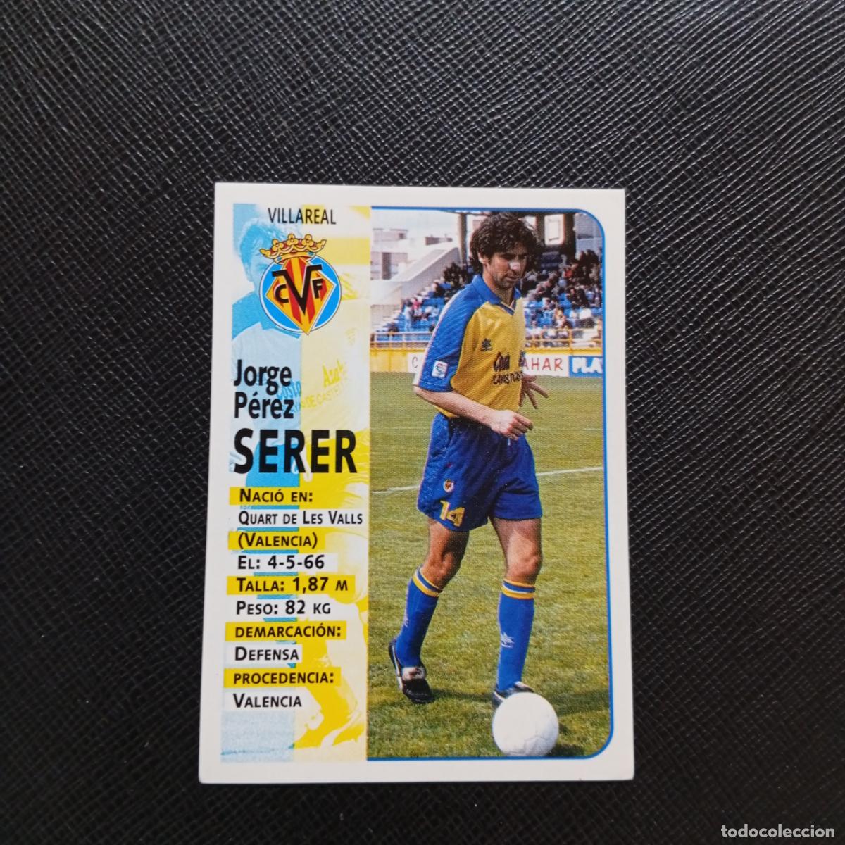 Cromos de F&uacute;tbol: 375 SERER VILLARREAL PANINI 1998 1999 CROMO FUTBOL 98 99 - SIN PEGAR - A151 PG46
