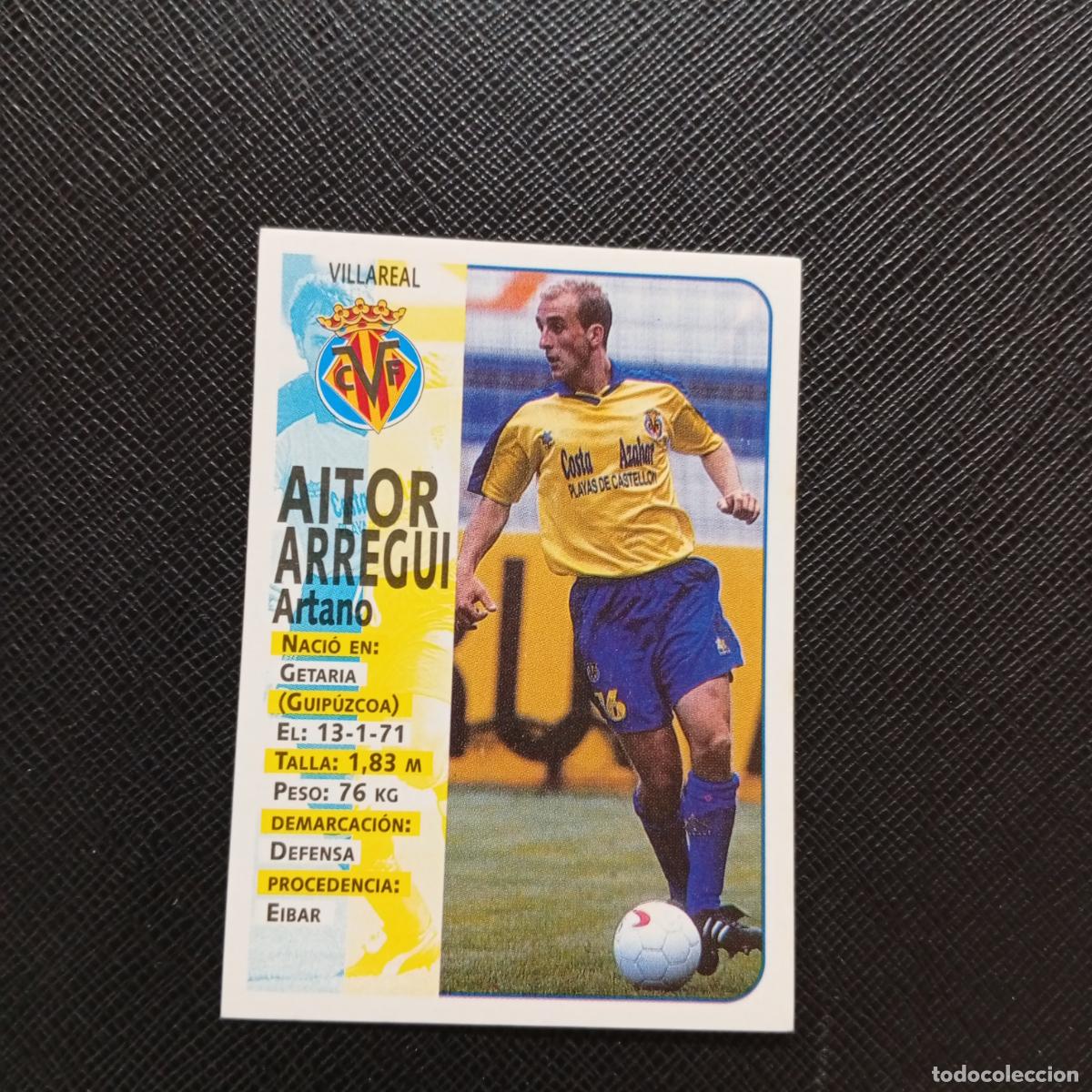 Cromos de F&uacute;tbol: 376 AITOR ARREGUI VILLARREAL PANINI 1998 1999 CROMO FUTBOL 98 99 - SIN PEGAR - A151 PG46