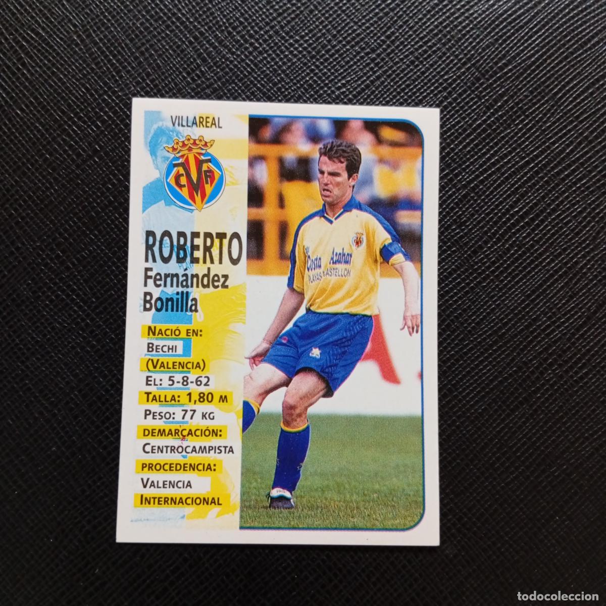 Cromos de F&uacute;tbol: 377 ROBERTO VILLARREAL PANINI 1998 1999 CROMO FUTBOL 98 99 - SIN PEGAR - A151 PG46