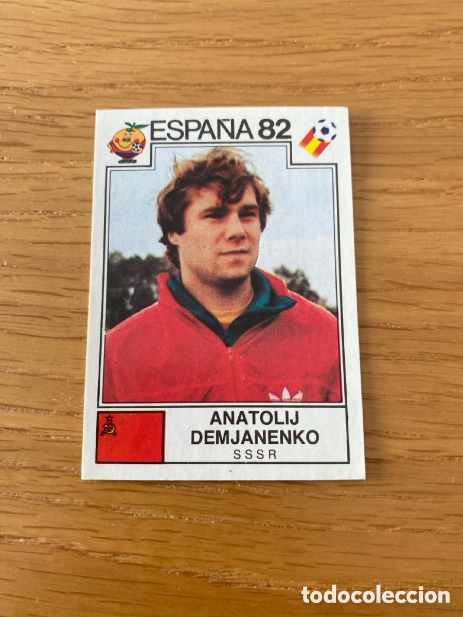 Cromos de F&uacute;tbol: Cromo panini mundial Espa&ntilde;a 82 n&uacute;mero 388 Demjanenko - Sticker album world cup Spain 1982 URSS