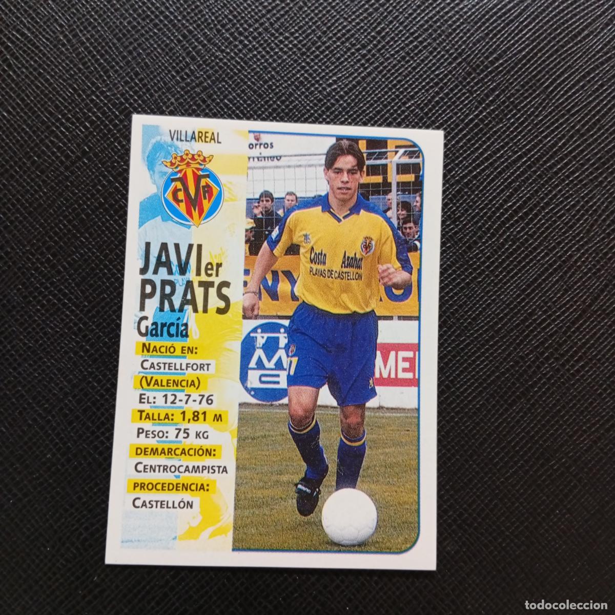 Cromos de F&uacute;tbol: 379 JAVI PRATS VILLARREAL PANINI 1998 1999 CROMO FUTBOL 98 99 - SIN PEGAR - A151 PG46