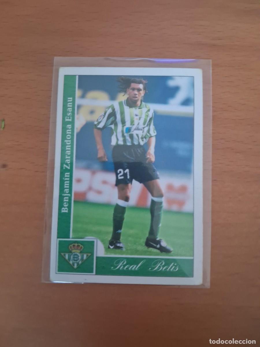 Cromos de F&uacute;tbol: Fichas de la Liga de Mundicromo 2001 2002 01 02 Real Betis 392 Benjamin