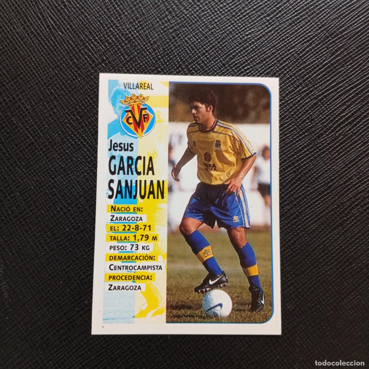 Cromos de F&uacute;tbol: 380 GARCIA SANJUAN VILLARREAL PANINI 1998 1999 CROMO FUTBOL 98 99 - SIN PEGAR - A151 PG46