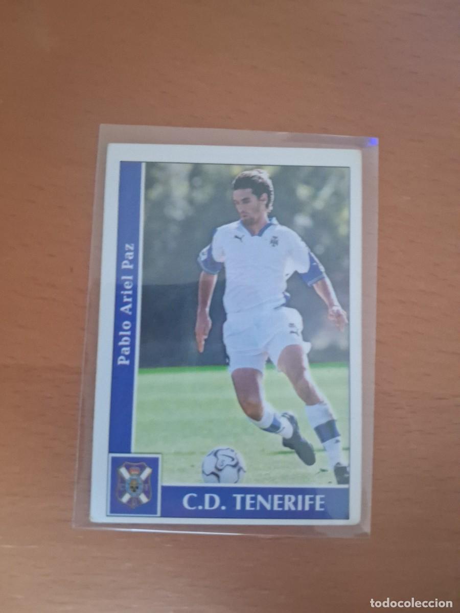 Cromos de Futebol: Fichas de la Liga de Mundicromo 2001 2002 01 02 CD Tenerife 410 Pablo Paz