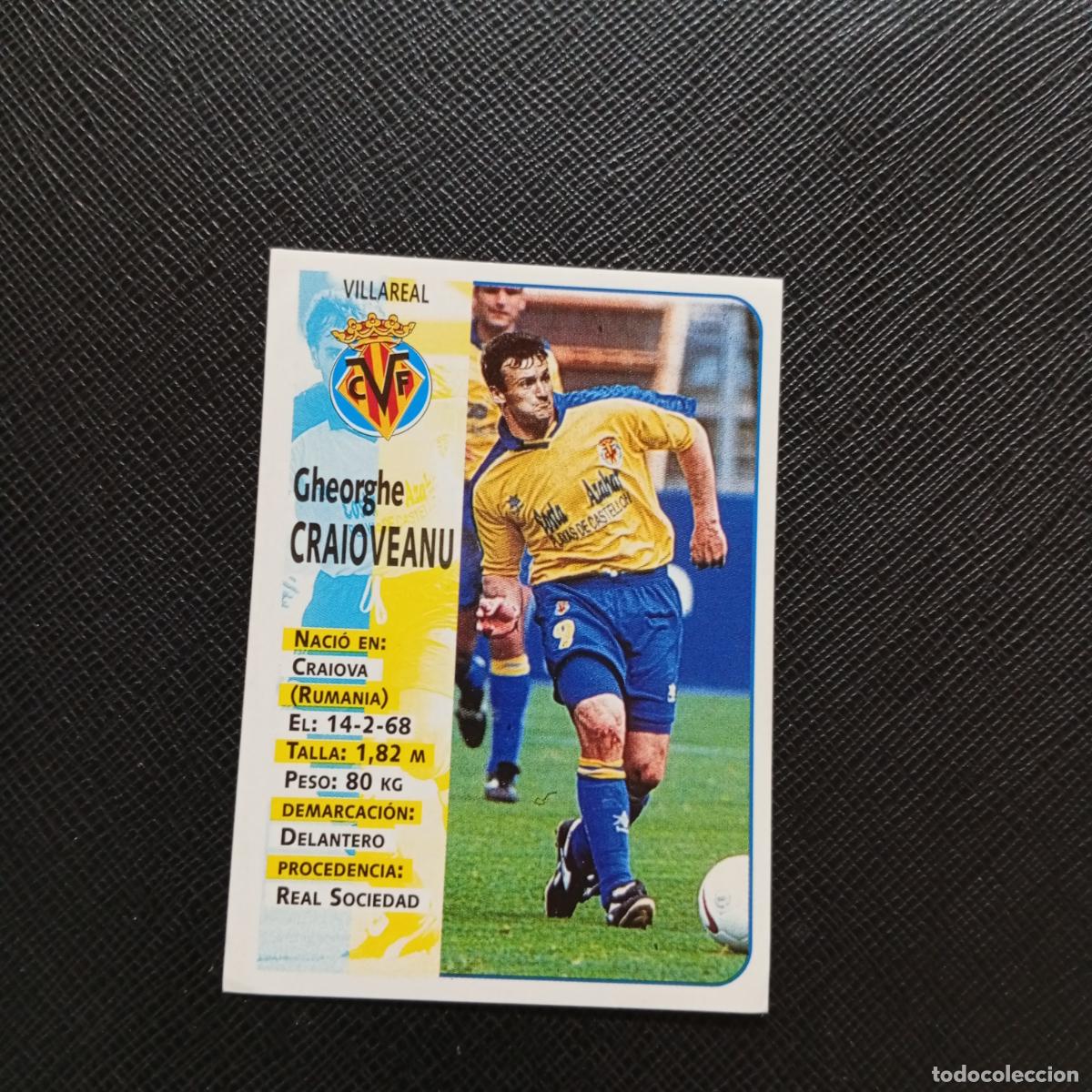 Cromos de Futebol: 384 CRAIOVEANU VILLARREAL PANINI 1998 1999 CROMO FUTBOL 98 99 - SIN PEGAR - A151 PG55