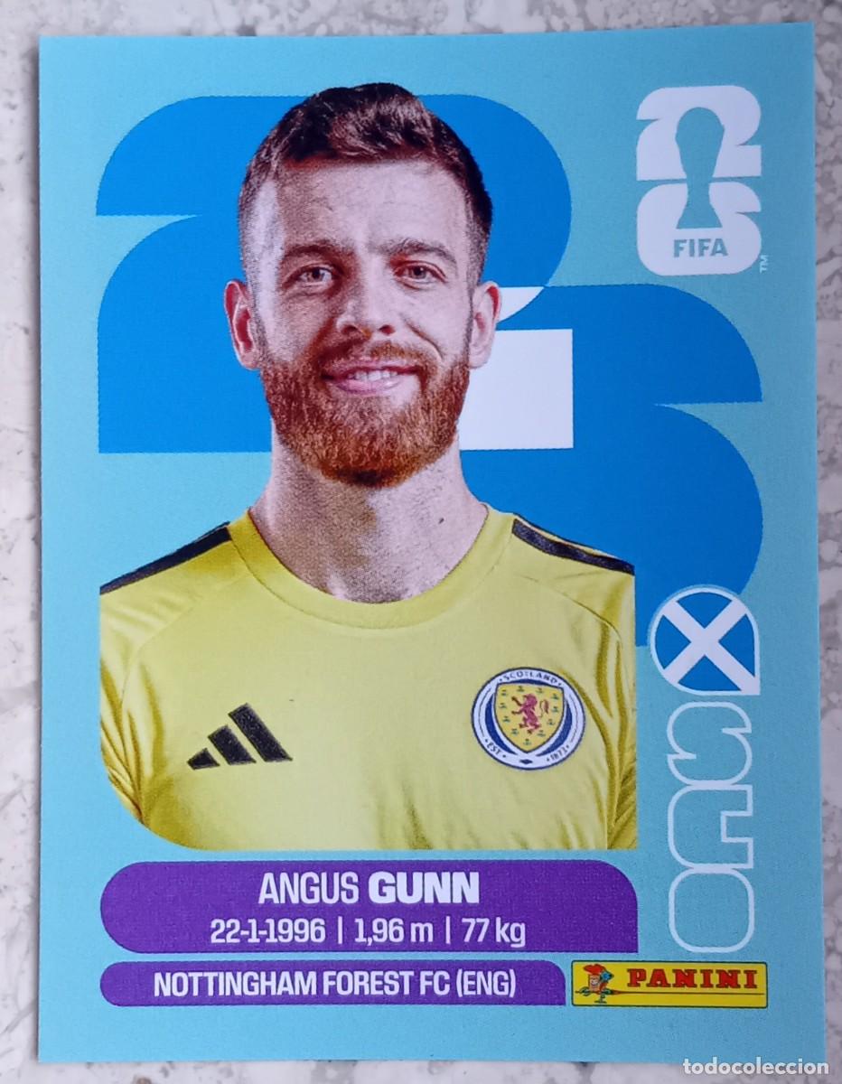 Cromos de Futebol: Figurina Panini 2026 Cromo World Cup Usa Mundial 2026 Angus Gunn Scotland n SCO 2