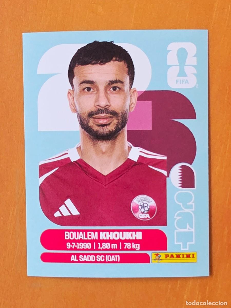 Cromos de Futebol: QAT 6 Boualem Khoukhi, Qatar Catar, Panini FIFA World Cup Mundial 2026 Sticker