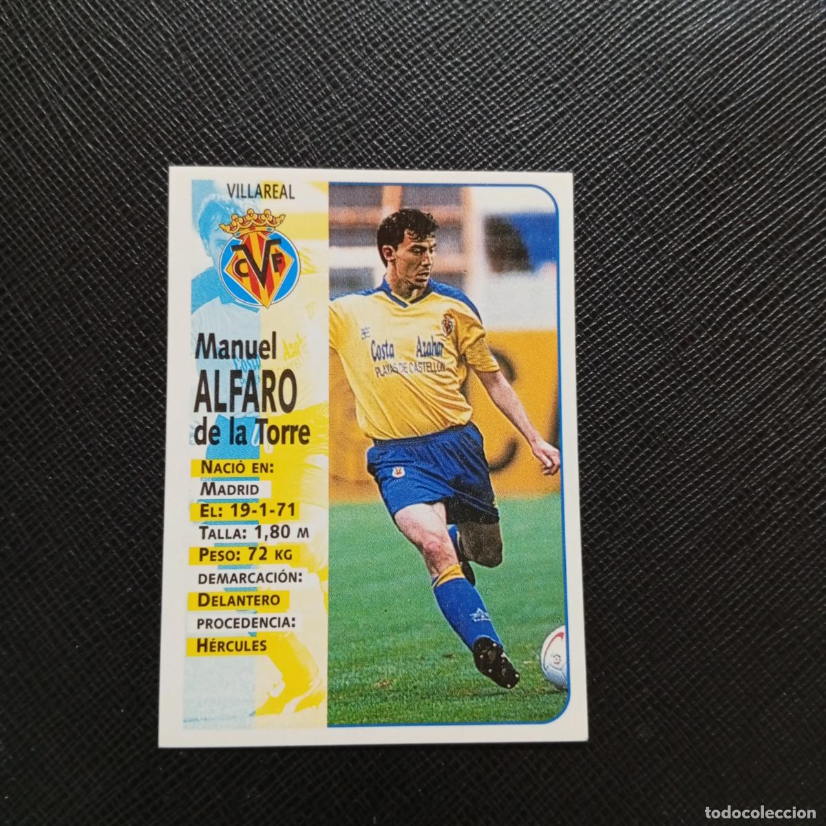 Cromos de Futebol: 387 ALFARO VILLARREAL PANINI 1998 1999 CROMO FUTBOL 98 99 - SIN PEGAR - A151 PG55