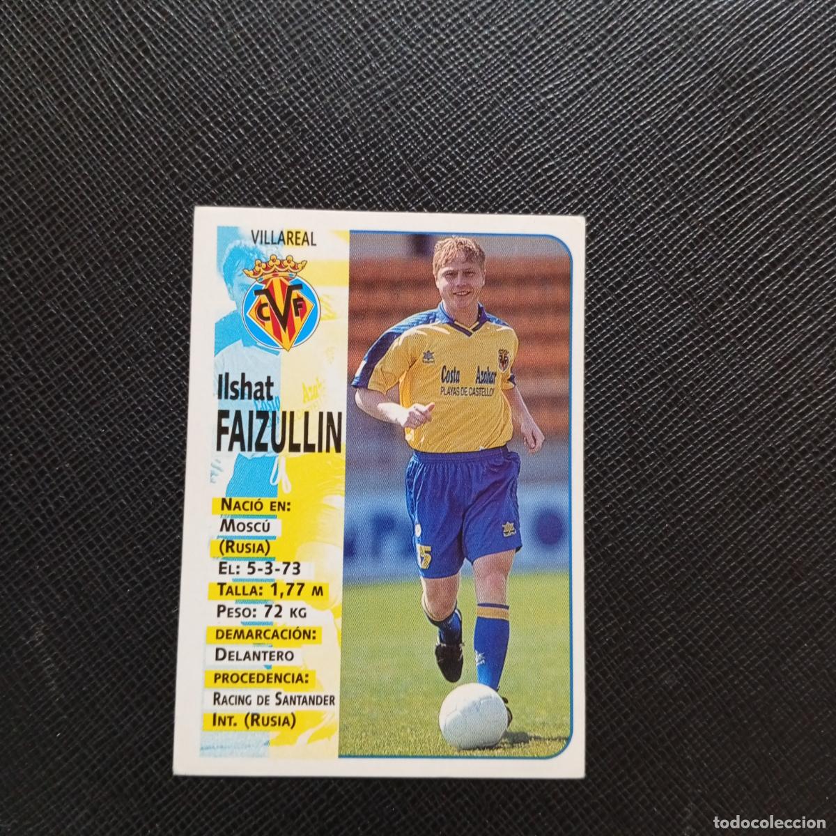 Fu&szlig;ball-Sticker: 387 FAIZULLIN VILLARREAL PANINI 1998 1999 CROMO FUTBOL 98 99 - SIN PEGAR - A151 PG55