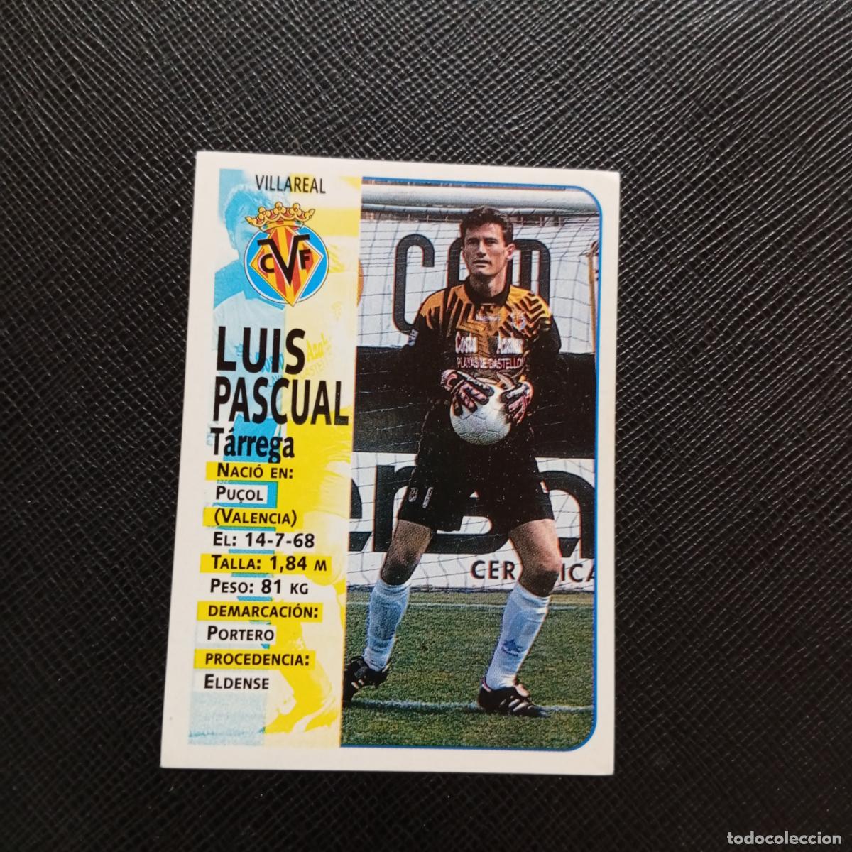 Fu&szlig;ball-Sticker: 388 LUIS PASCUAL VILLARREAL PANINI 1998 1999 CROMO FUTBOL 98 99 - SIN PEGAR - A151 PG55