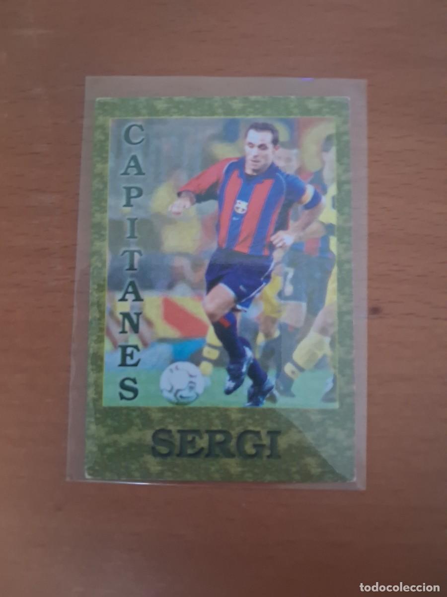 Cromos de Futebol: Fichas de la Liga de Mundicromo 2001 2002 01 02 FC Barcelona Capitanes 449 Sergi