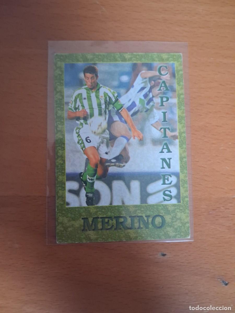 Cromos de Futebol: Fichas de la Liga de Mundicromo 2001 2002 01 02 Real Betis Capitanes 464 Merino