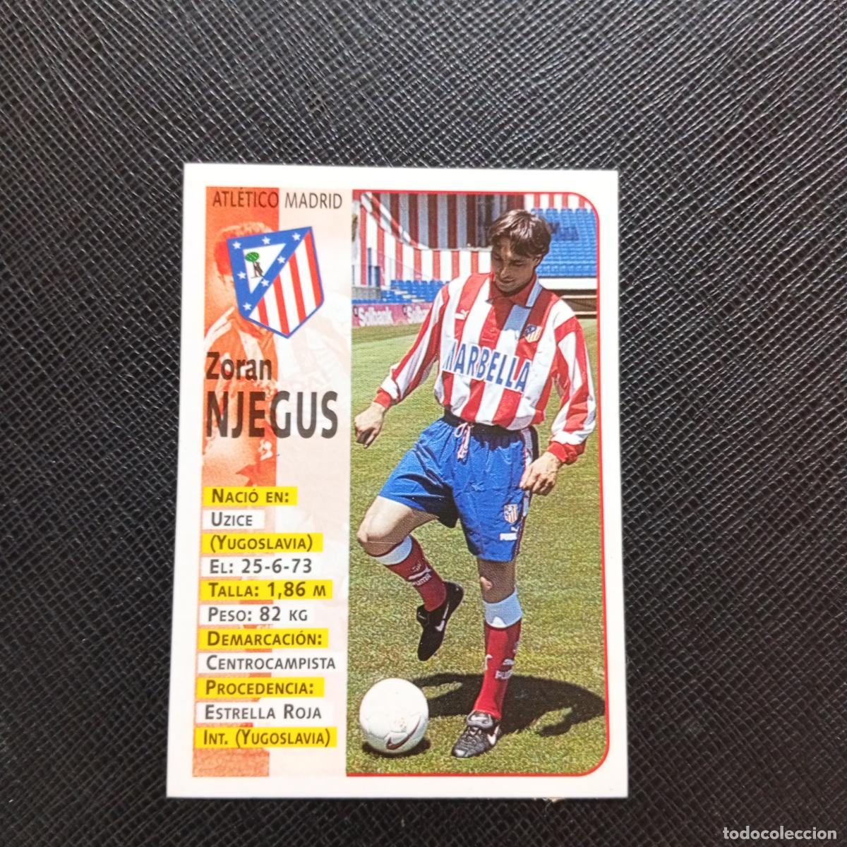 Cromos de Futebol: 393 NJEGUS AT MADRID PANINI 1998 1999 CROMO FUTBOL 98 99 - - A151 PG64 ULTIMOS FICHAJE - VER TRASERA