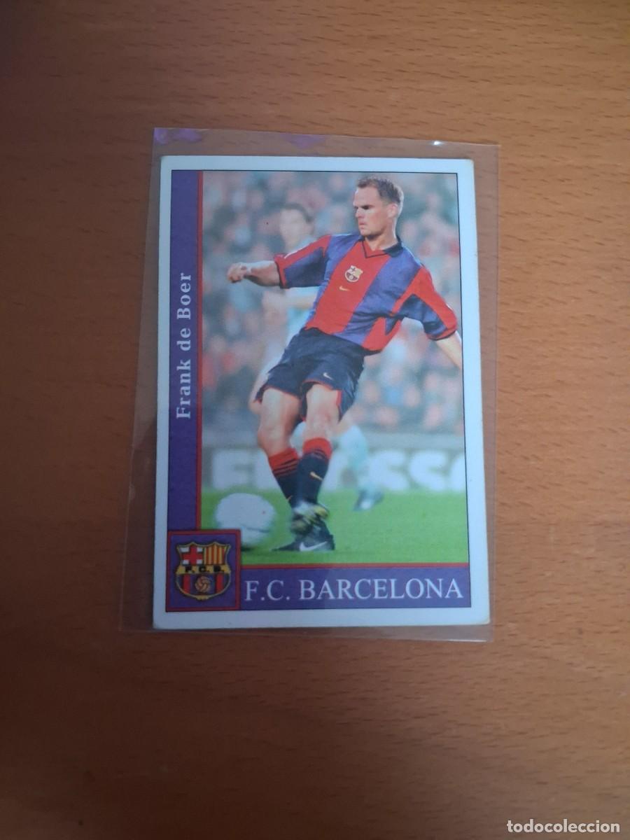 Cromos de Futebol: Fichas de la Liga de Mundicromo 2001 2002 01 02 Fichaje + FC Barcelona 472 Frank De Boer