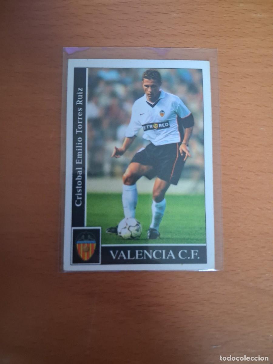 Cromos de Futebol: Fichas de la Liga de Mundicromo 2001 2002 01 02 Fichaje + Valencia CF 477 Curro Torres