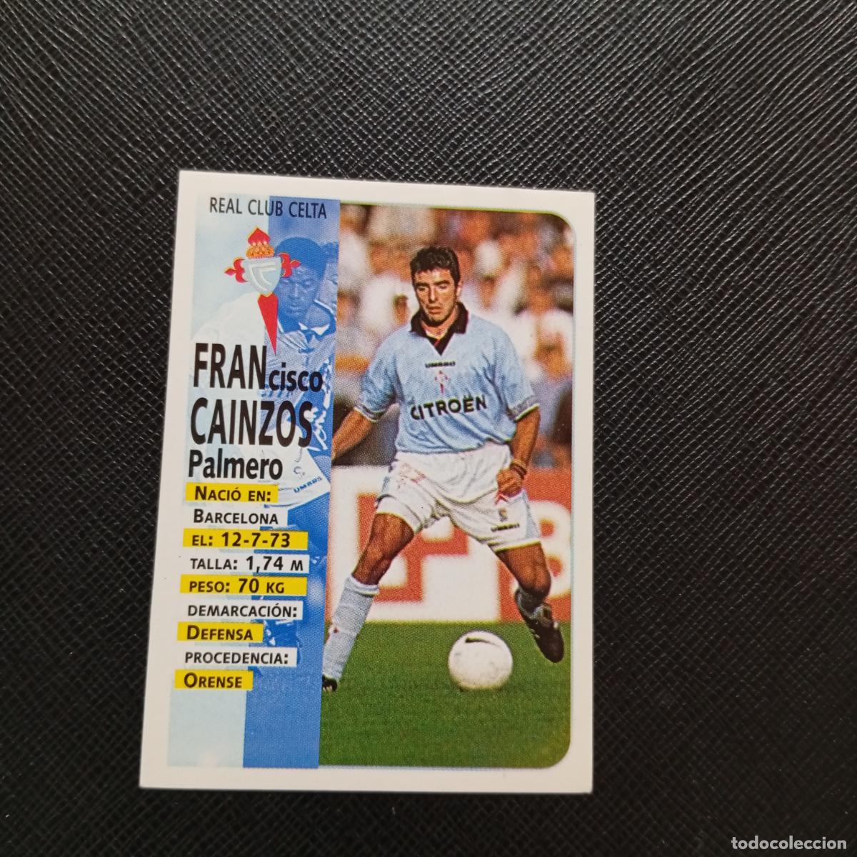 Cromos de Futebol: 396 FRAN CAINZOS CELTA PANINI 1998 1999 CROMO FUTBOL 98 99 - SIN PEGAR - A151 PG73 ULTIMOS FICHAJE