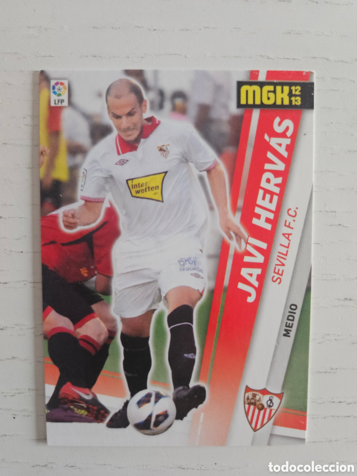 Cromos de Futebol: JAVI HERV&Aacute;S 447 NUEVO FICHAJE (SEVILLA) PANINI MEGACRACKS 2012-2013 12 13 CROMO CARTA