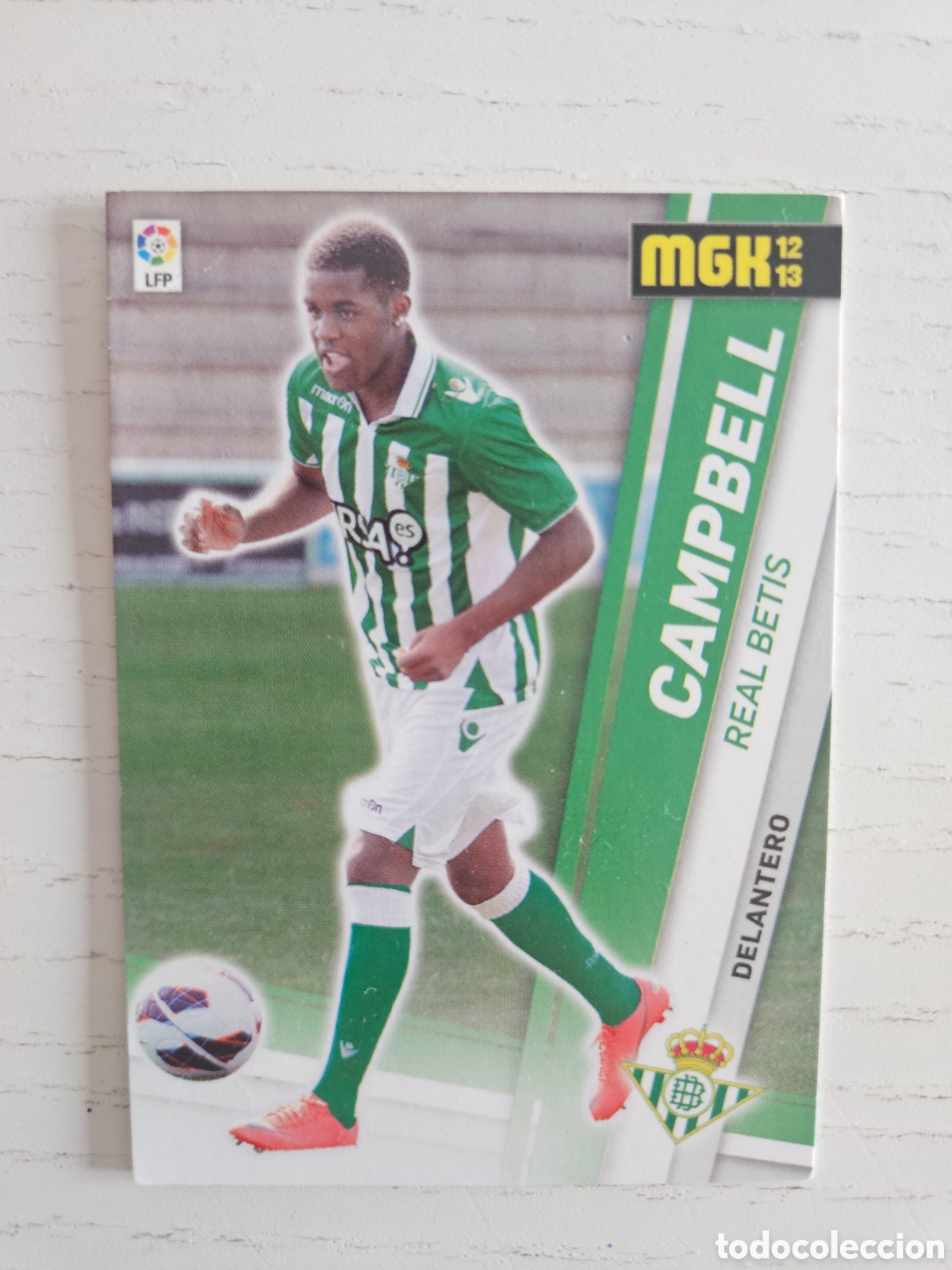 Fu&szlig;ball-Sticker: MEGACRACKS 2012 2013 12 13 - PANINI - N&ordm; 442 CAMPBELL NUEVO FICHAJE BETIS