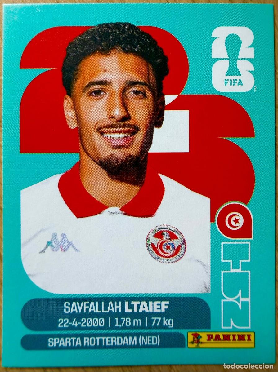 Fu&szlig;ball-Sticker: TUN19 TUN 19 LTAIEF TUNEZ MUNDIAL FIFA WORLD CUP 2026 26 STICKER CROMO PANINI SIN PEGAR