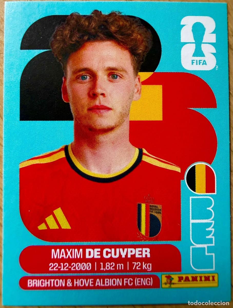 Fu&szlig;ball-Sticker: BEL7 BEL 7 MAXIM DE CUYPER BELGICA MUNDIAL FIFA WORLD CUP 2026 26 STICKER CROMO PANINI SIN PEGAR