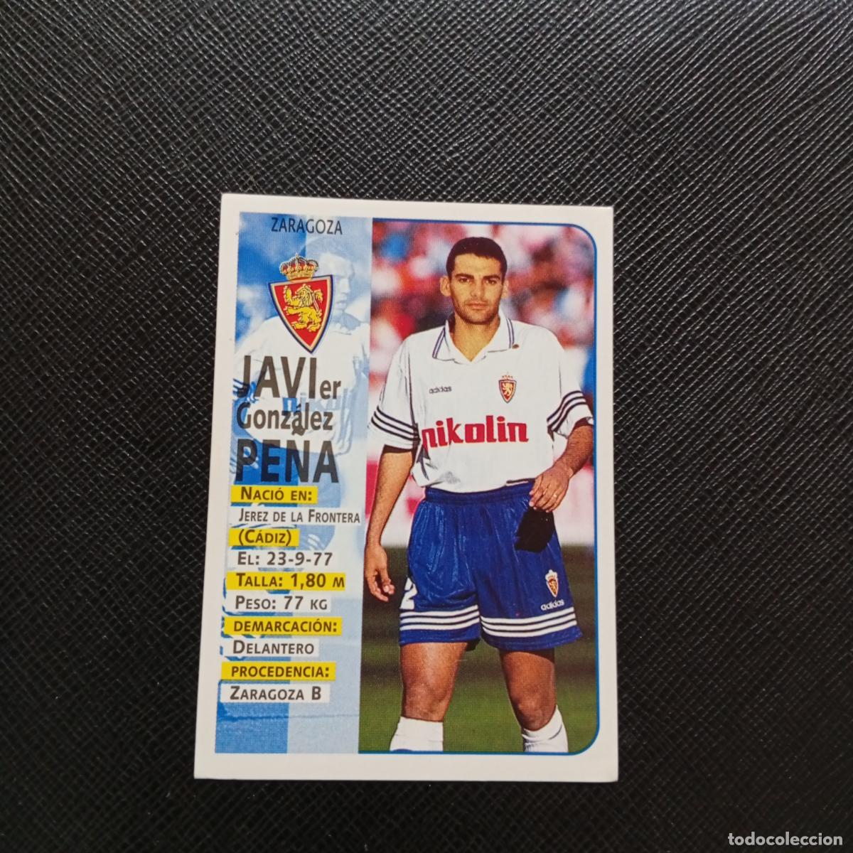 Football Stickers: 408 JAVI PE&Ntilde;A ZARAGOZA PANINI 1998 1999 CROMO FUTBOL 98 99 - SIN PEGAR A151 - PG73 ULTIMOS FICHAJE