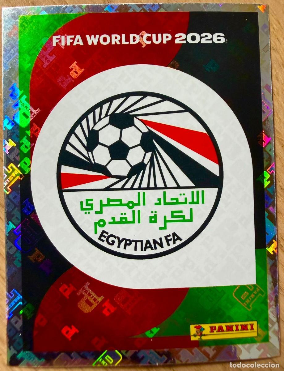 Football Stickers: EGY1 EGY 1 ESCUDO EGYPTO MUNDIAL FIFA WORLD CUP 2026 26 STICKER CROMO PANINI SIN PEGAR