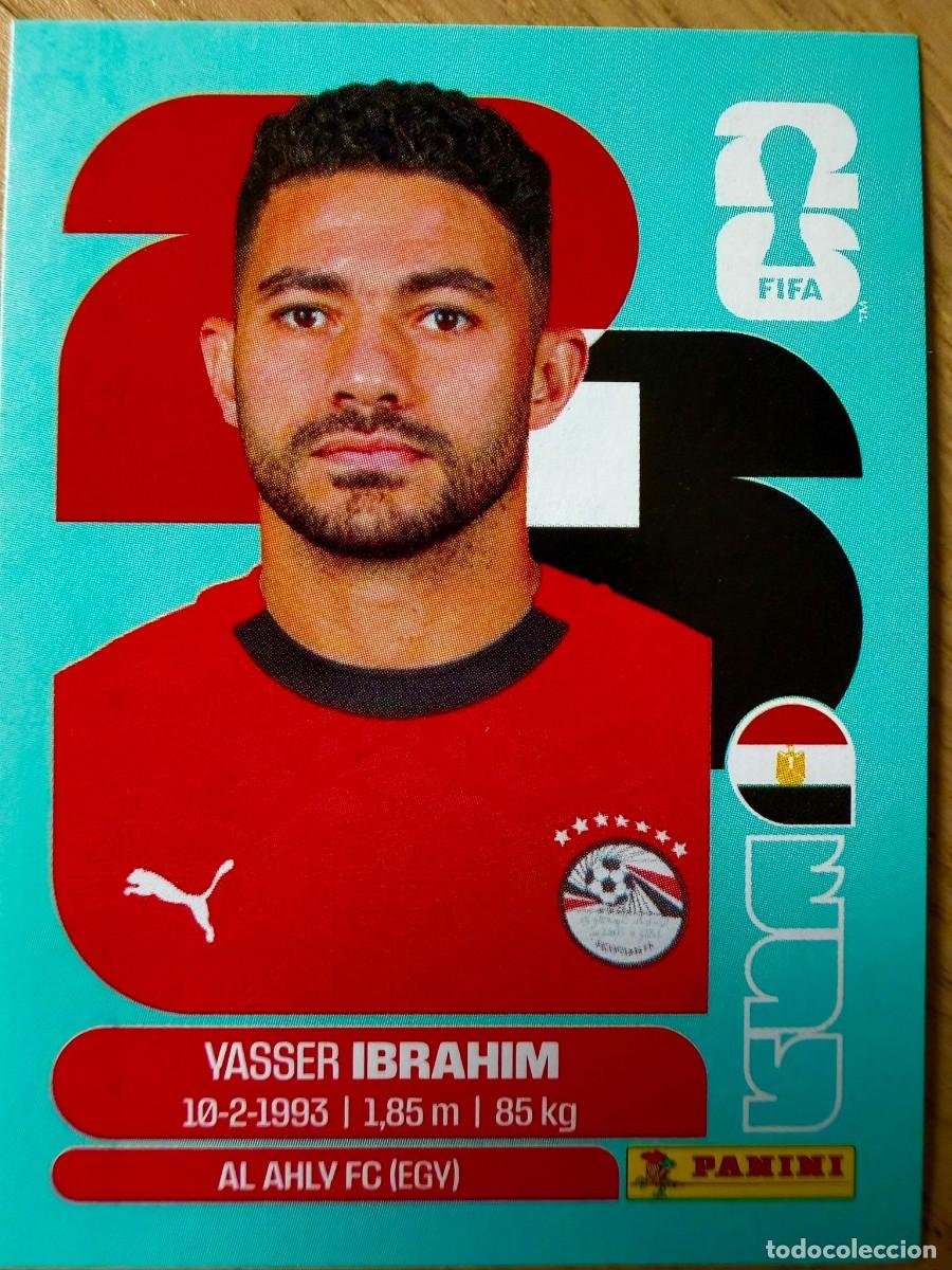Football Stickers: EGY5 EGY 5 IBRAHIM EGYPTO MUNDIAL FIFA WORLD CUP 2026 26 STICKER CROMO PANINI SIN PEGAR