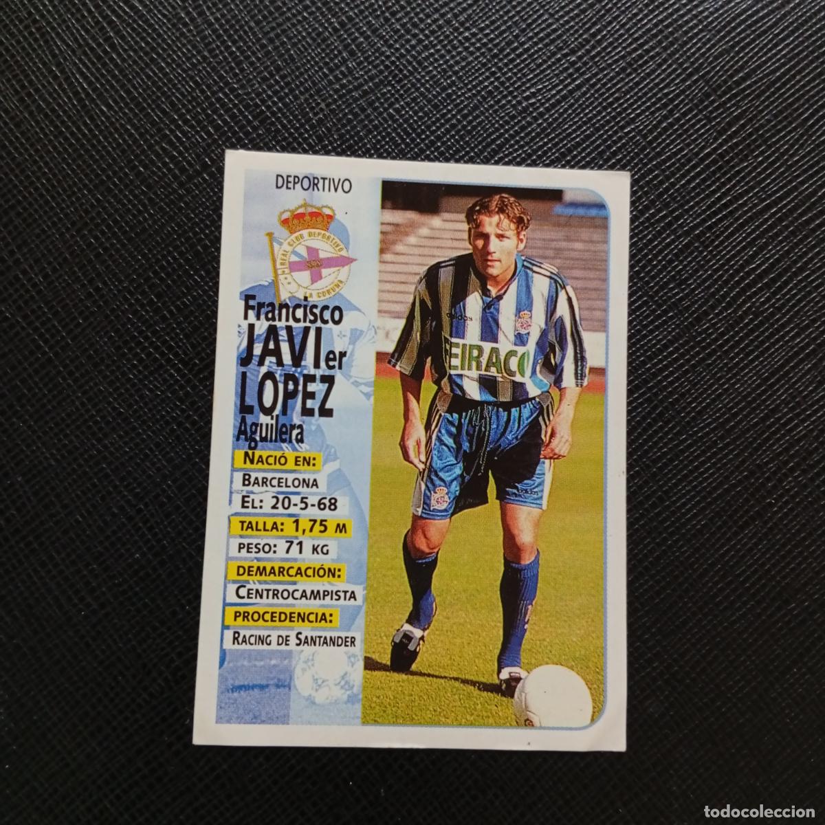 Football Stickers: 414 JAVI LOPEZ DEPORTIVO PANINI 1998 1999 CROMO FUTBOL 98 99 - SIN PEGAR - A151 PG82 ULTIMOS FICHAJE