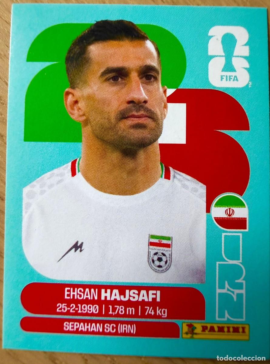 Cromos de F&uacute;tbol: IRN4 IRN 4 EHSAN HAJSAFI IRAN MUNDIAL FIFA WORLD CUP 2026 26 STICKER CROMO PANINI SIN PEGAR
