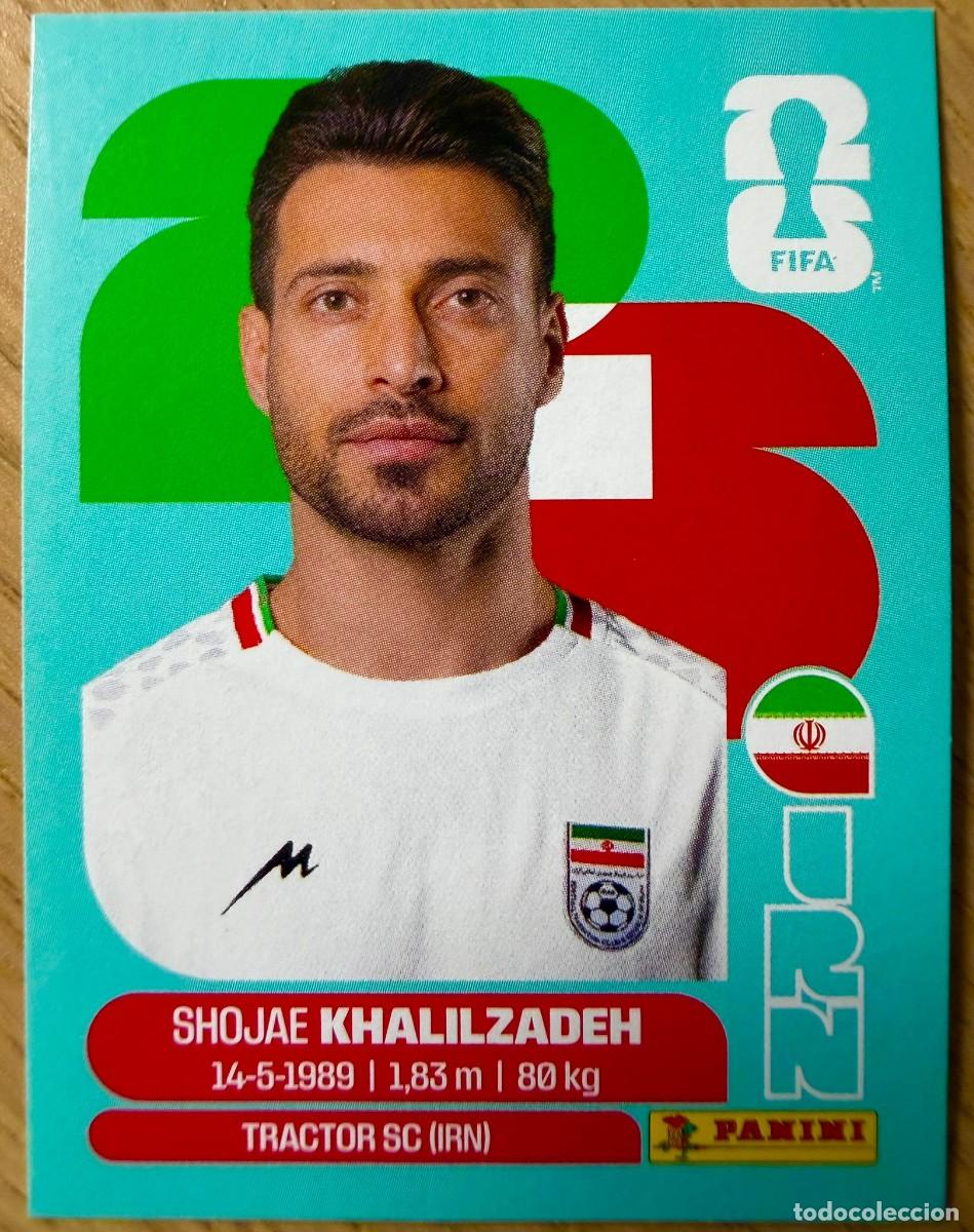 Cromos de F&uacute;tbol: IRN6 IRN 6 KHALILZADEH IRAN MUNDIAL FIFA WORLD CUP 2026 26 STICKER CROMO PANINI SIN PEGAR
