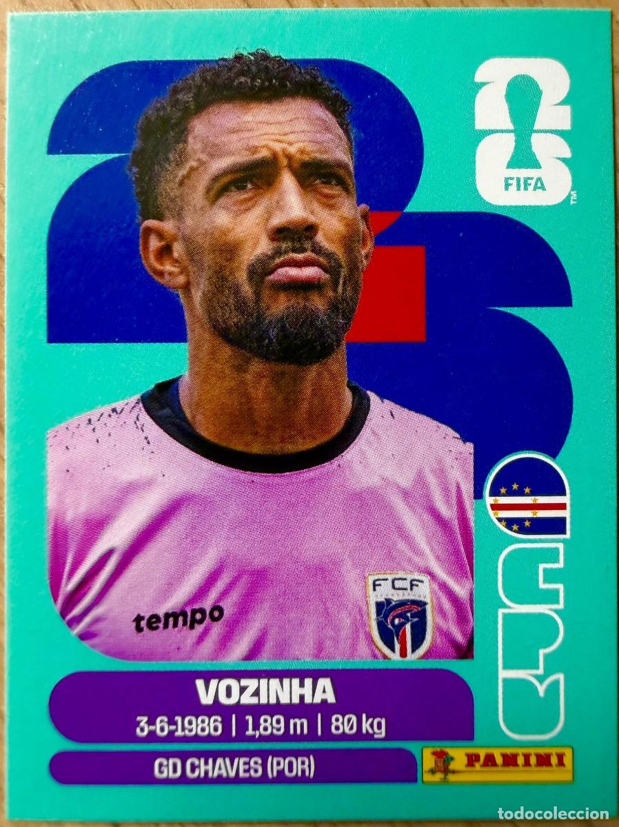 Cromos de F&uacute;tbol: CPV2 CPV 2 VOZINHA CABO VERDE MUNDIAL FIFA WORLD CUP 2026 26 STICKER CROMO PANINI SIN PEGAR