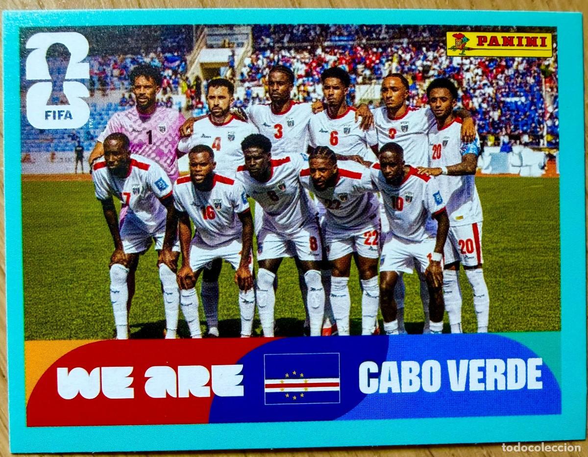 Cromos de F&uacute;tbol: CPV13 CPV 13 PLANTILLA CABO VERDE MUNDIAL FIFA WORLD CUP 2026 26 STICKER CROMO PANINI SIN PEGAR