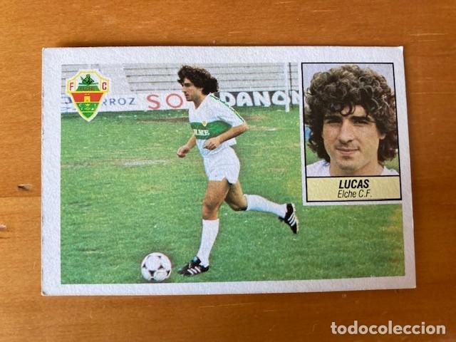 Cromos de f&uacute;tbol: LUCAS ELCHE 84-85 ESTE SIN PEGAR - Foto 1